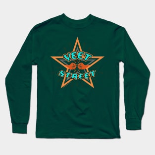 Yeet Street Star Arch Orange Long Sleeve T-Shirt